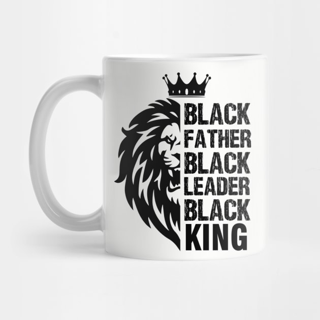 Black Father, Black Leader, Black King, Lion by UrbanLifeApparel